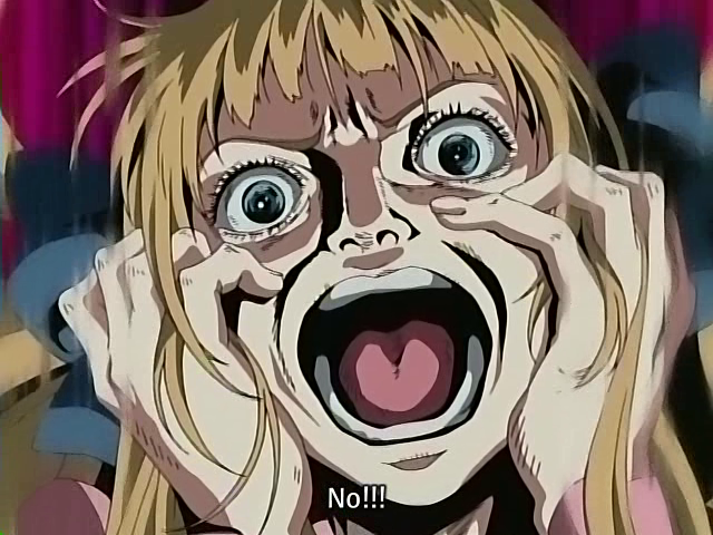 Funny Screaming Anime Face