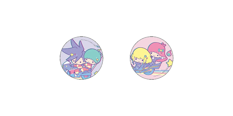 Promare x Little Twin Stars pinback button