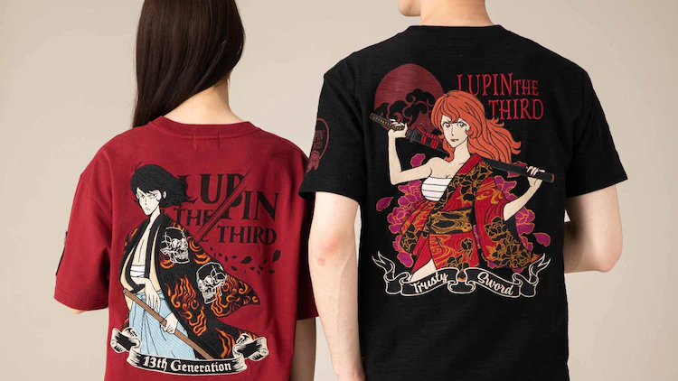 Lupin the 3rd Embroidered Shirts