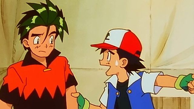 AJ and Ash Ketchum in Pokemon