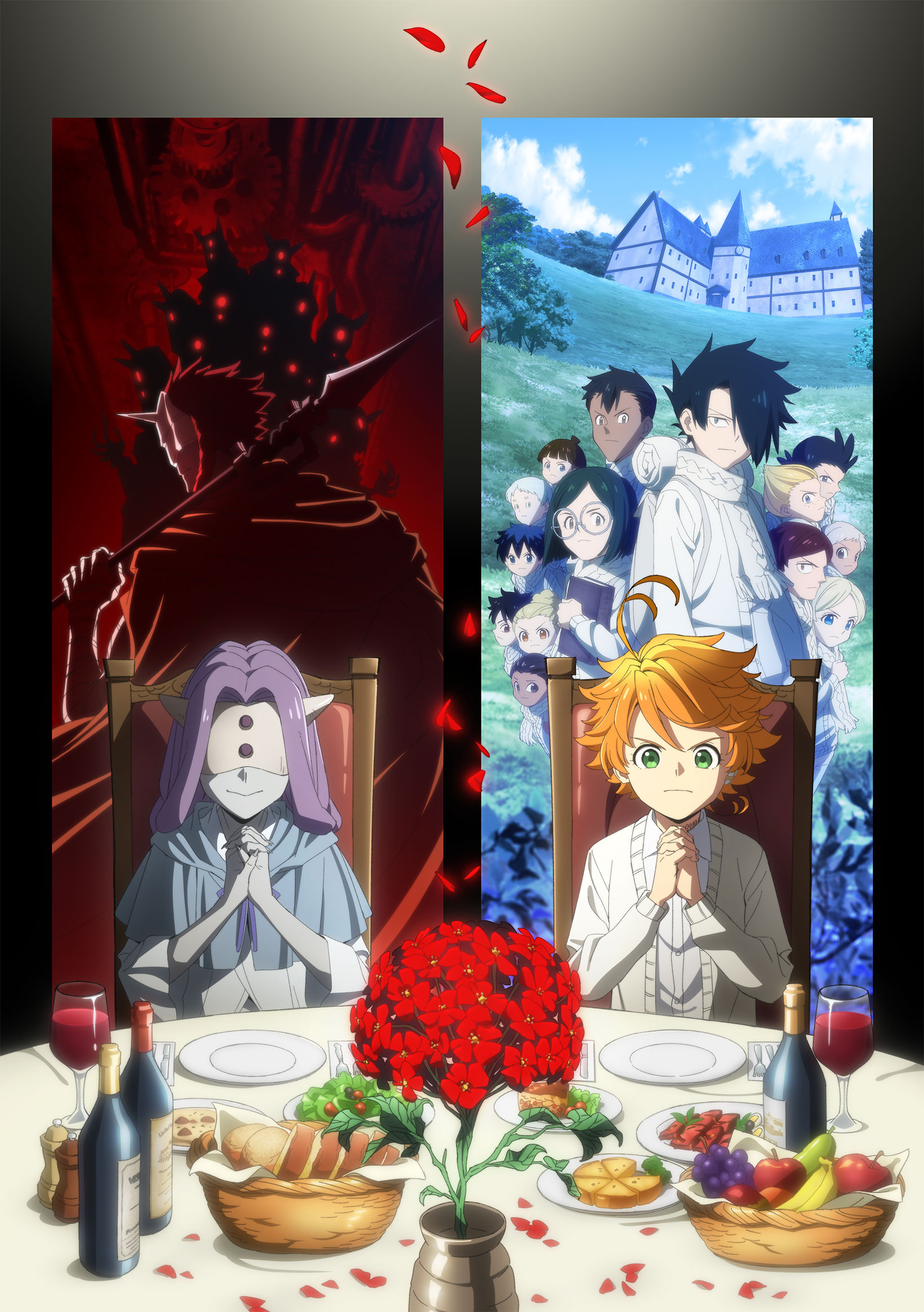 New THE PROMISED NEVERLAND Season 2 TV Anime Visual Contrasts Demons - Will There Be A Season 2 Of The Promised Neverland