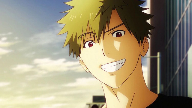 Makoto, the protagonist of the upcoming Ikebukuro West Gate Park TV anime, flashes a cocky grin in a scene from the upcoming anime series.