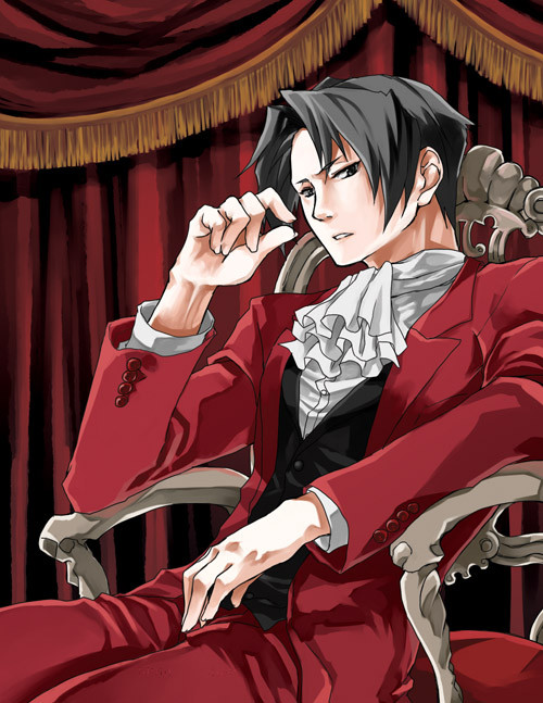 level, especially in a professional setting--miles edgeworth may