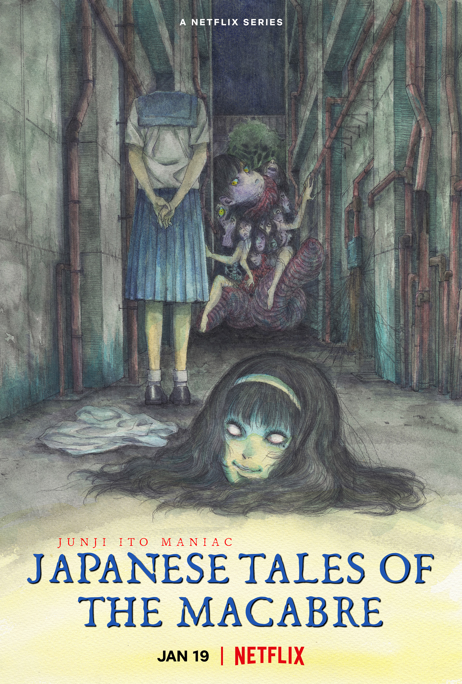 Junji Ito Maniac: Japanese Tales of the Macabre anime key art