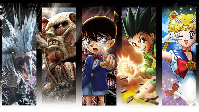 Monster Hunter, Attack on Titan, Detective Conan, Hunter x Hunter, and Sailor Moon at USJ Cool Japan 2022