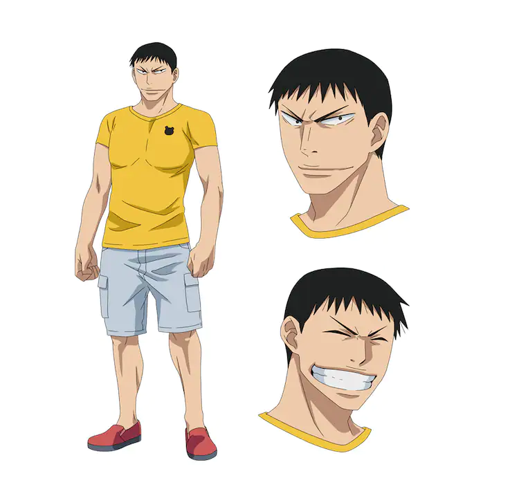 Jin Tadokoro character design