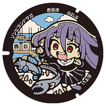 ZOMBIE LAND SAGA REVENGE manhole covers