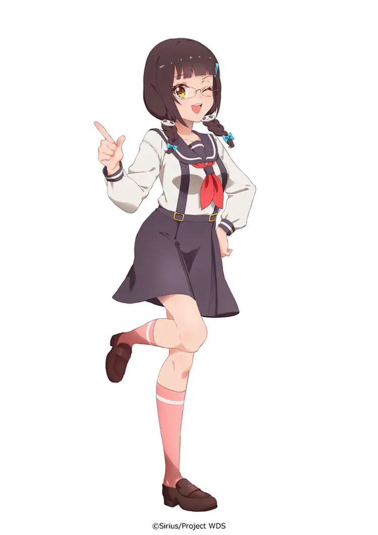 A character setting of Panda Yanagiba from the upcoming World Dai Star TV anime.