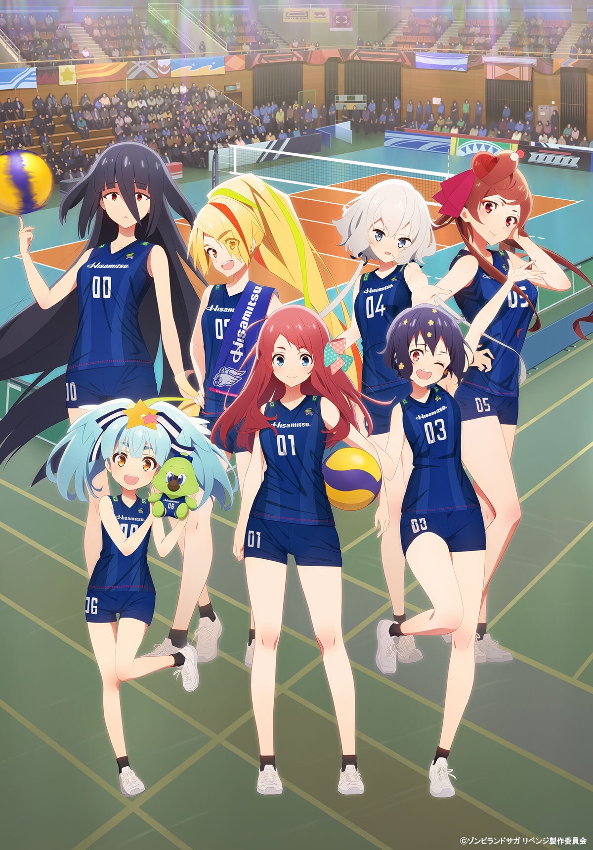 ZOMBIE LAND SAGA volleyball match