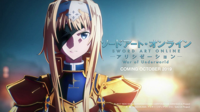 Sword Art Online Alicization War Of Underworld Crunchyroll