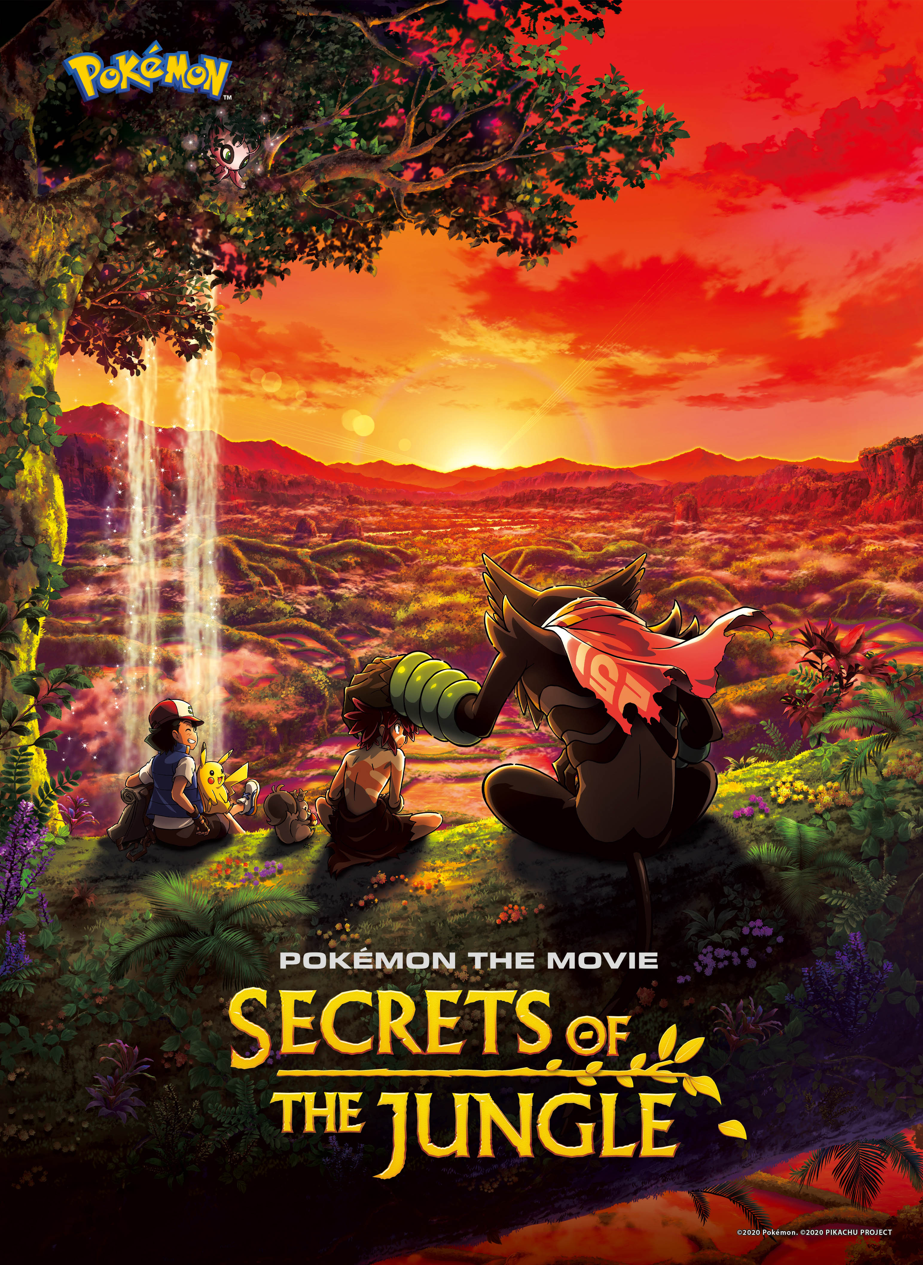 Crunchyroll - Garden of Words Background Artist Returns for New Pokémon the  Movie: Secrets of the Jungle Anime Film Poster