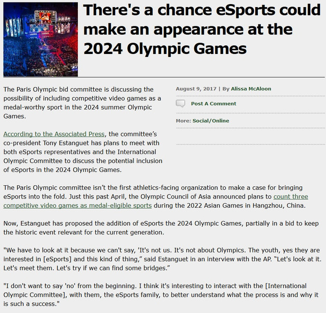 Crunchyroll Foren There's a chance eSports could make an appearance