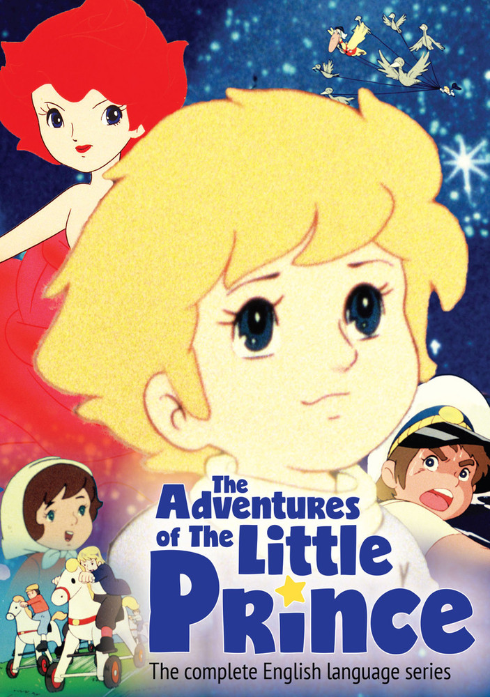 The DVD cover for the Discotek Media release of The Adventures of the Little Prince.