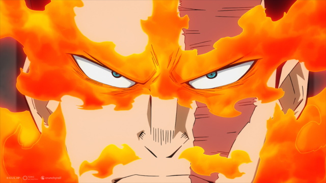 Endeavor fired up in My Hero Academia