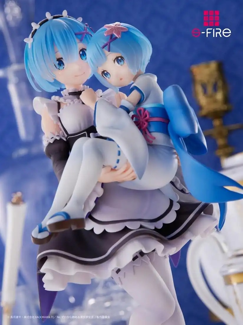 Re:ZERO -Starting Life in Another World- Rem and Childhood Rem figure
