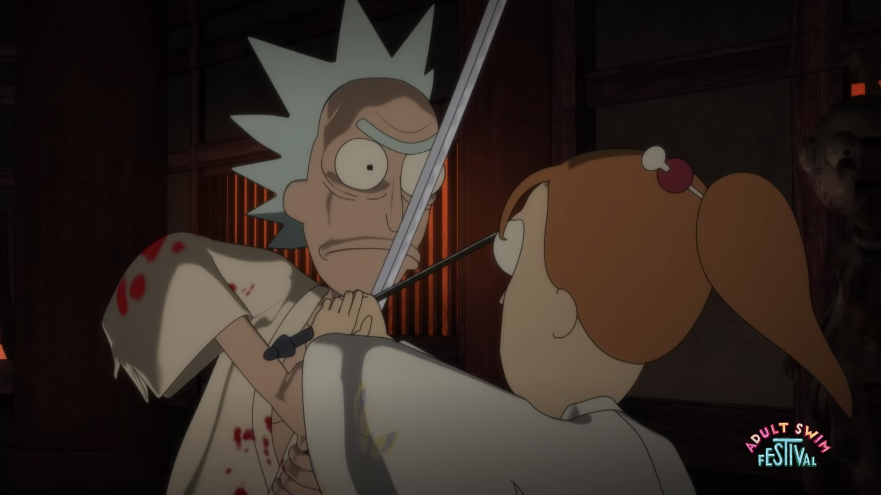 Crunchyroll - Studio DEEN Returns for 2nd Samurai-Themed Rick and Morty  Anime Short