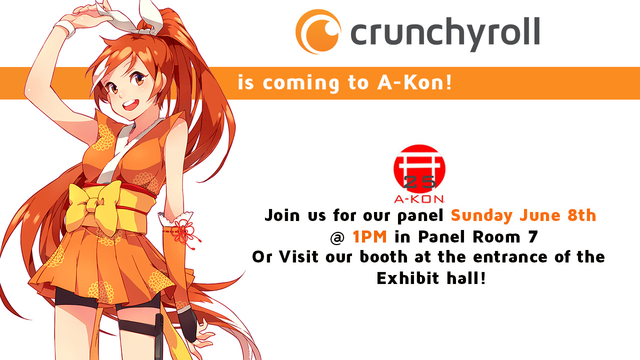 We'll be doing a special raffle this year at the Crunchyroll booth! 