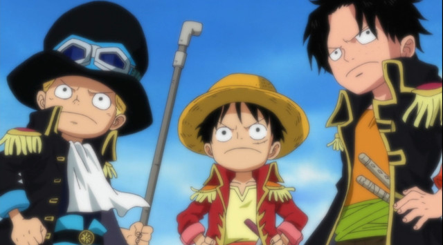 One Piece Wallpaper: One Piece Luffy Ace And Sabo Episodes 0E7