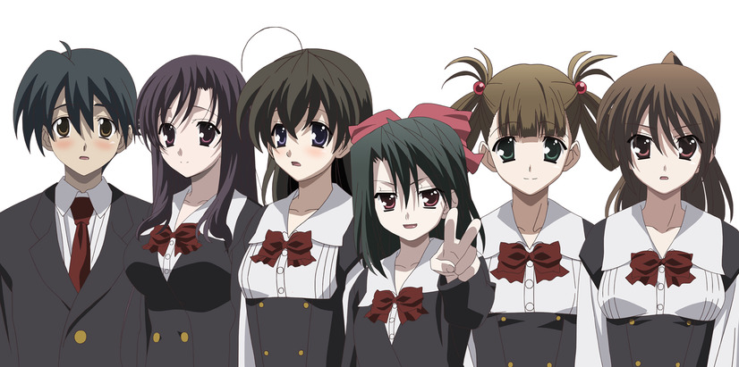 The cast of School Days