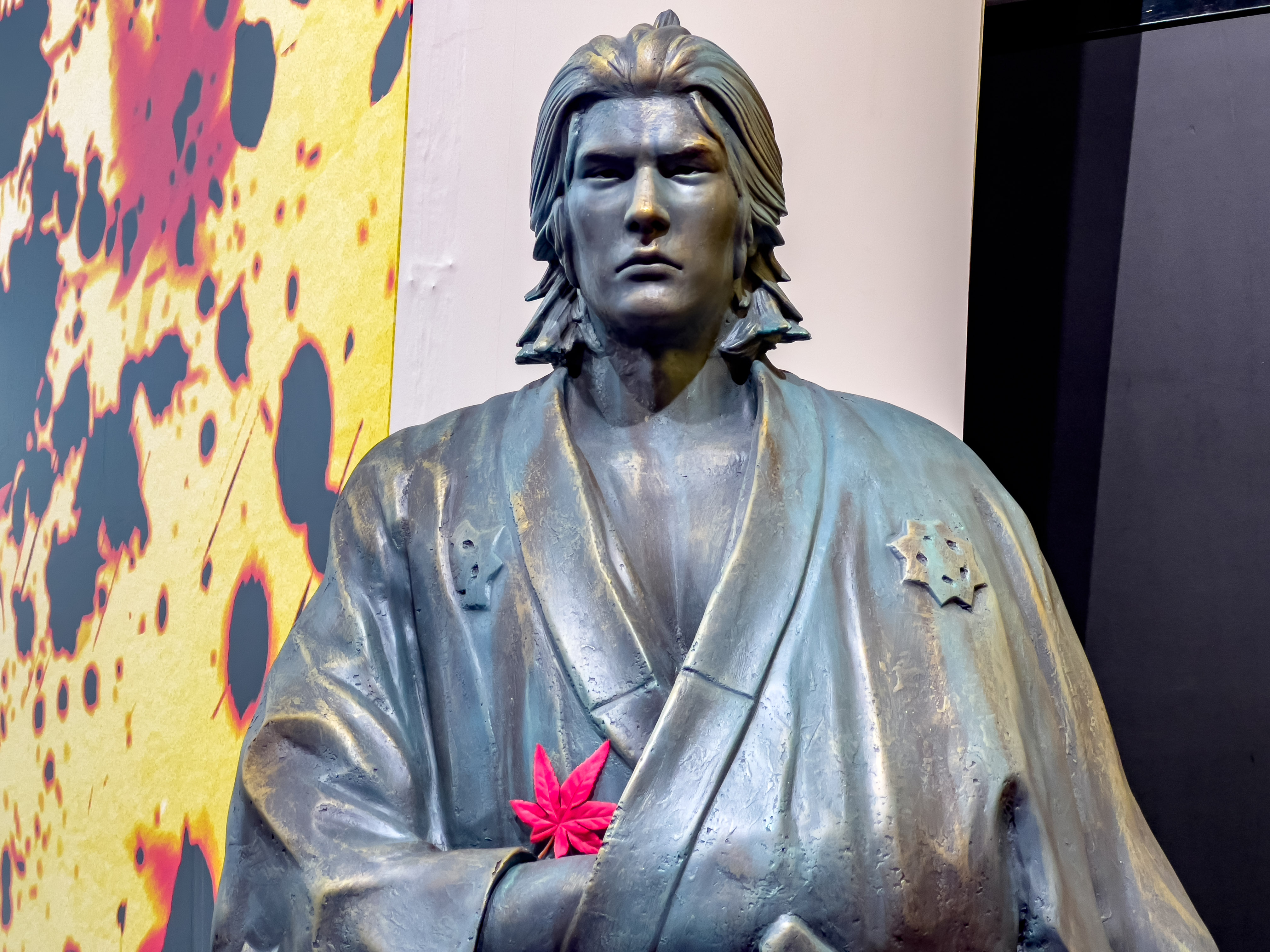 Ryoma statue at Tokyo Game Show 2022