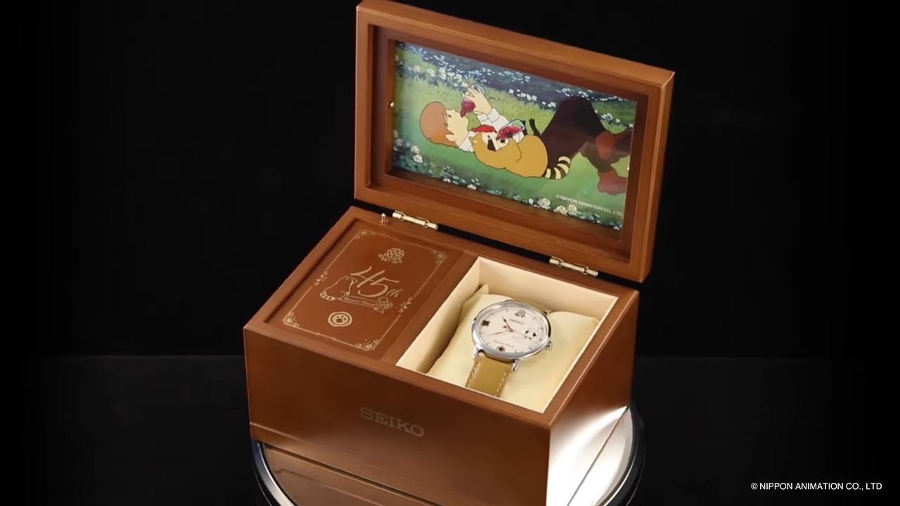 Rascal the Raccoon Spieluhr und Uhr
