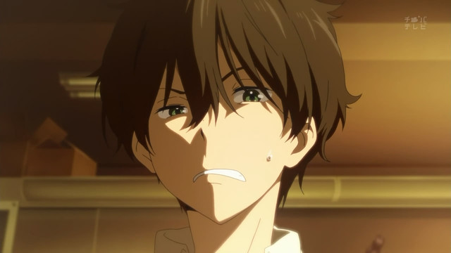 Intense anime face