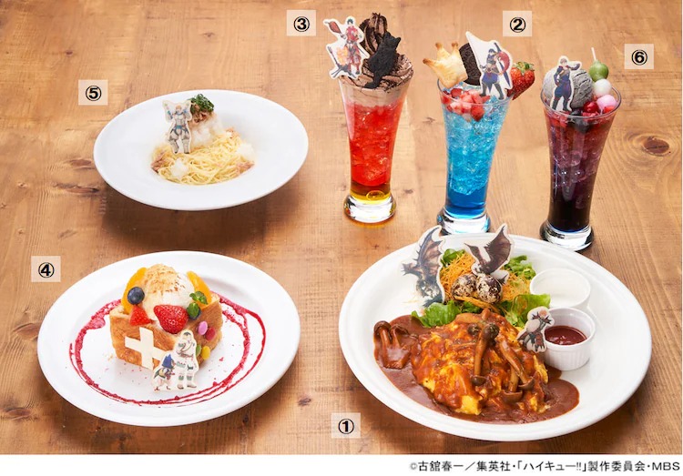 Haikyu!! x Monster Hunter Rise collab cafe