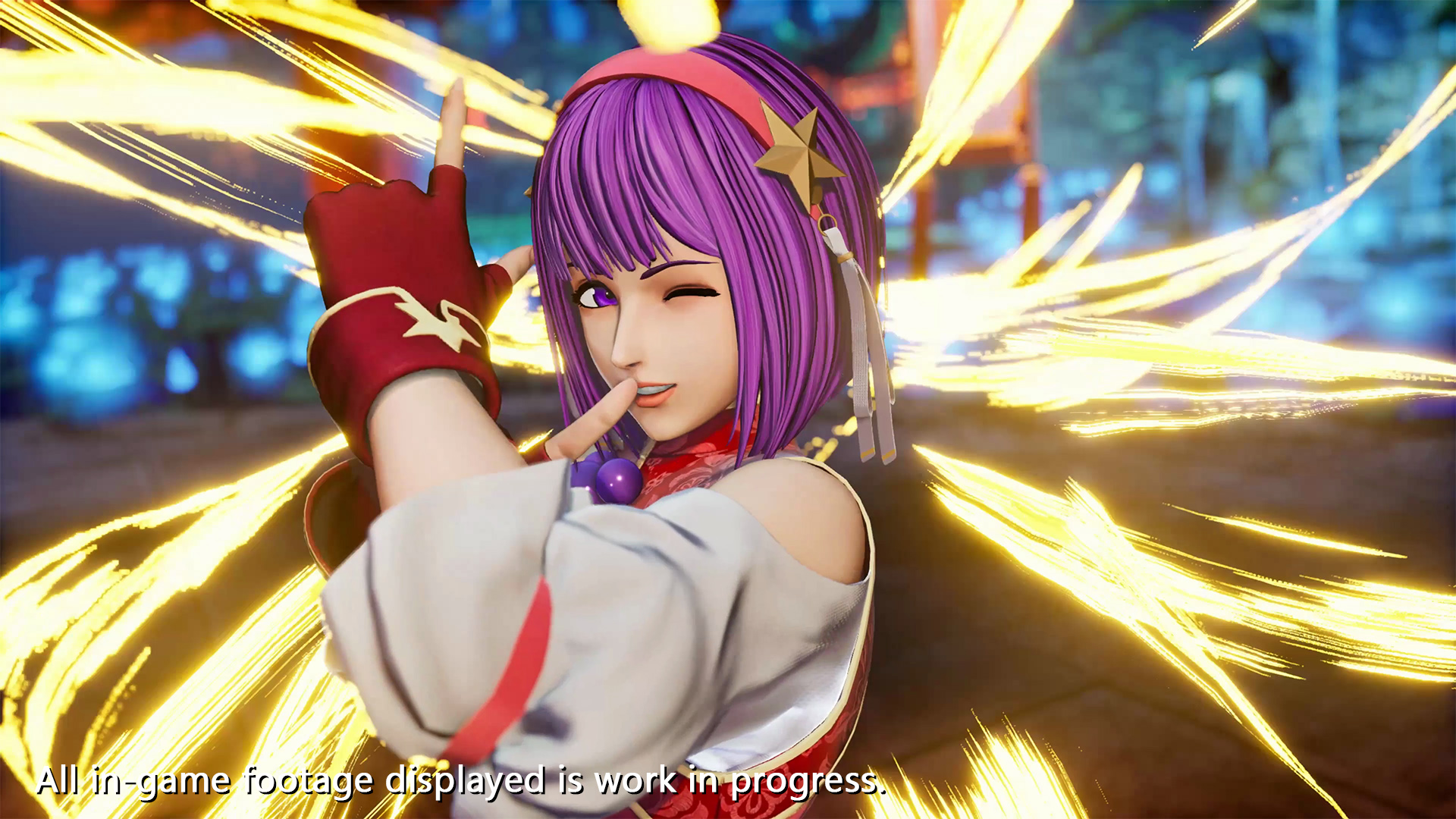 Crunchyroll - Athena Brings Her Psychic Powers to The King of Fighters XV