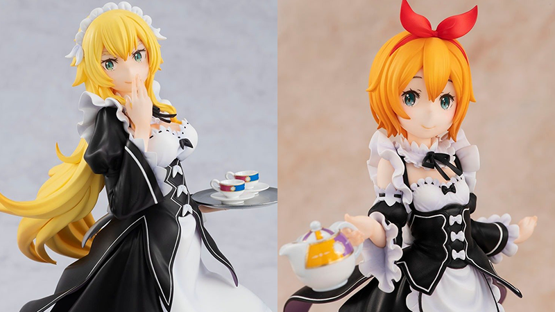 Frederica and Petra Tea Party figures