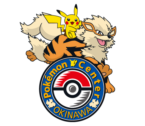 Das Logo für Pokémon Center Okinawa