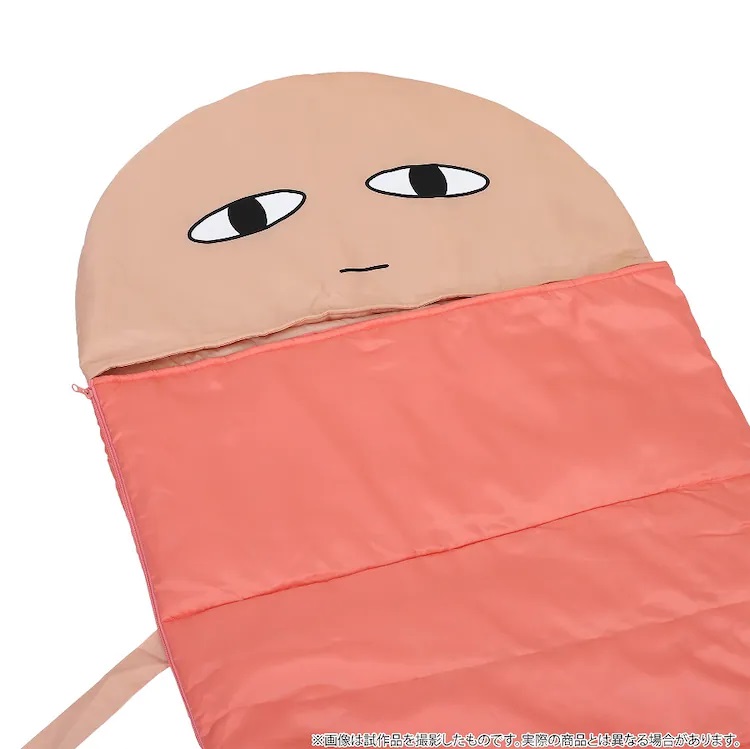 Hình ảnh quảng cáo của chiếc túi ngủ Justaway được làm theo đơn đặt hàng từ anime truyền hình Gintama.