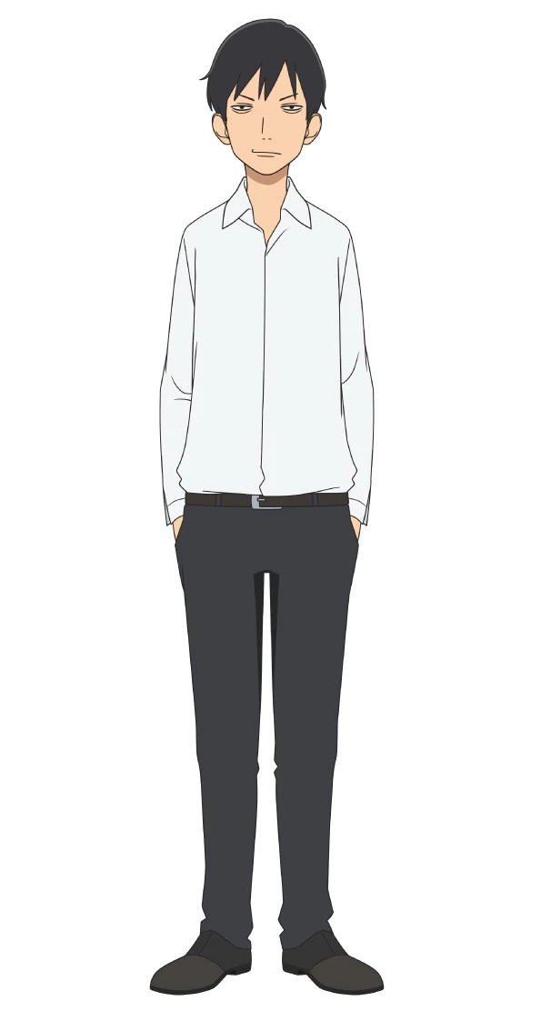 A character setting of Gorou Fukatsu, the advisor to the high school soccer club from the upcoming Farewell, My Dear Cramer TV anime.