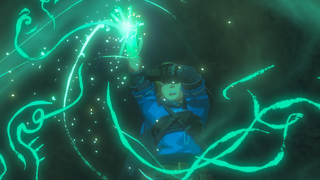 Link wird im Trailer zur Fortsetzung von The Legend of Zelda: Breath of the Wild von einem Ausbruch magischer Energie überwältigt.