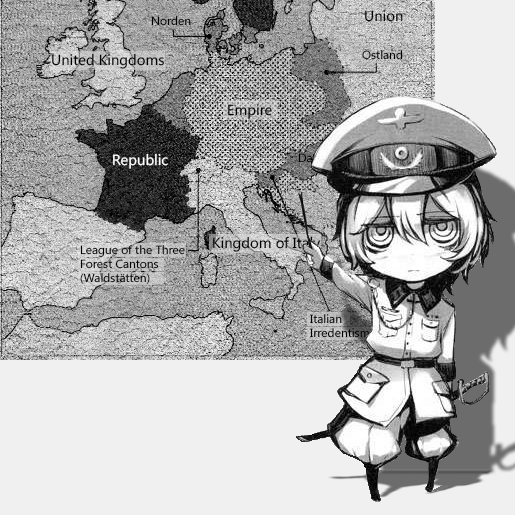 Youjo senki карта мира