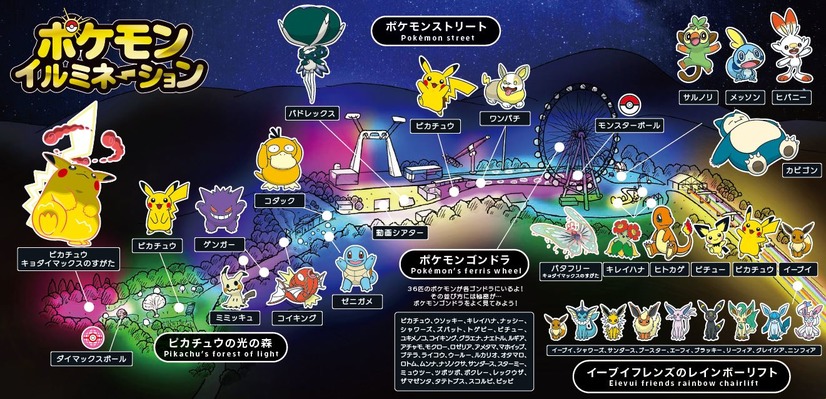 Pokémon Illumination Map