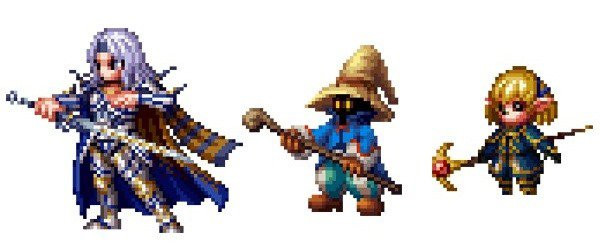 Crunchyroll - Mostrados nuevos personajes pixelados para Final Fantasy ...