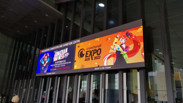 Crunchyroll Expo Australia sign