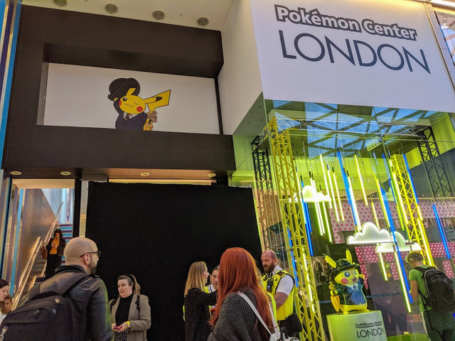 The entrance to Pokémon Center London