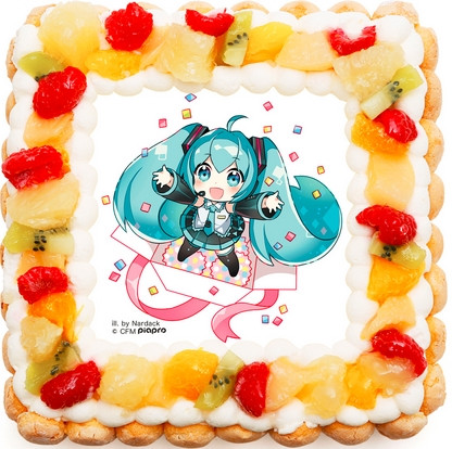 Crunchyroll - PICTCAKEchara Offers Hatsune Miku Birthday Cake for August 31