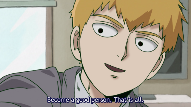 Reigen reassures Mob