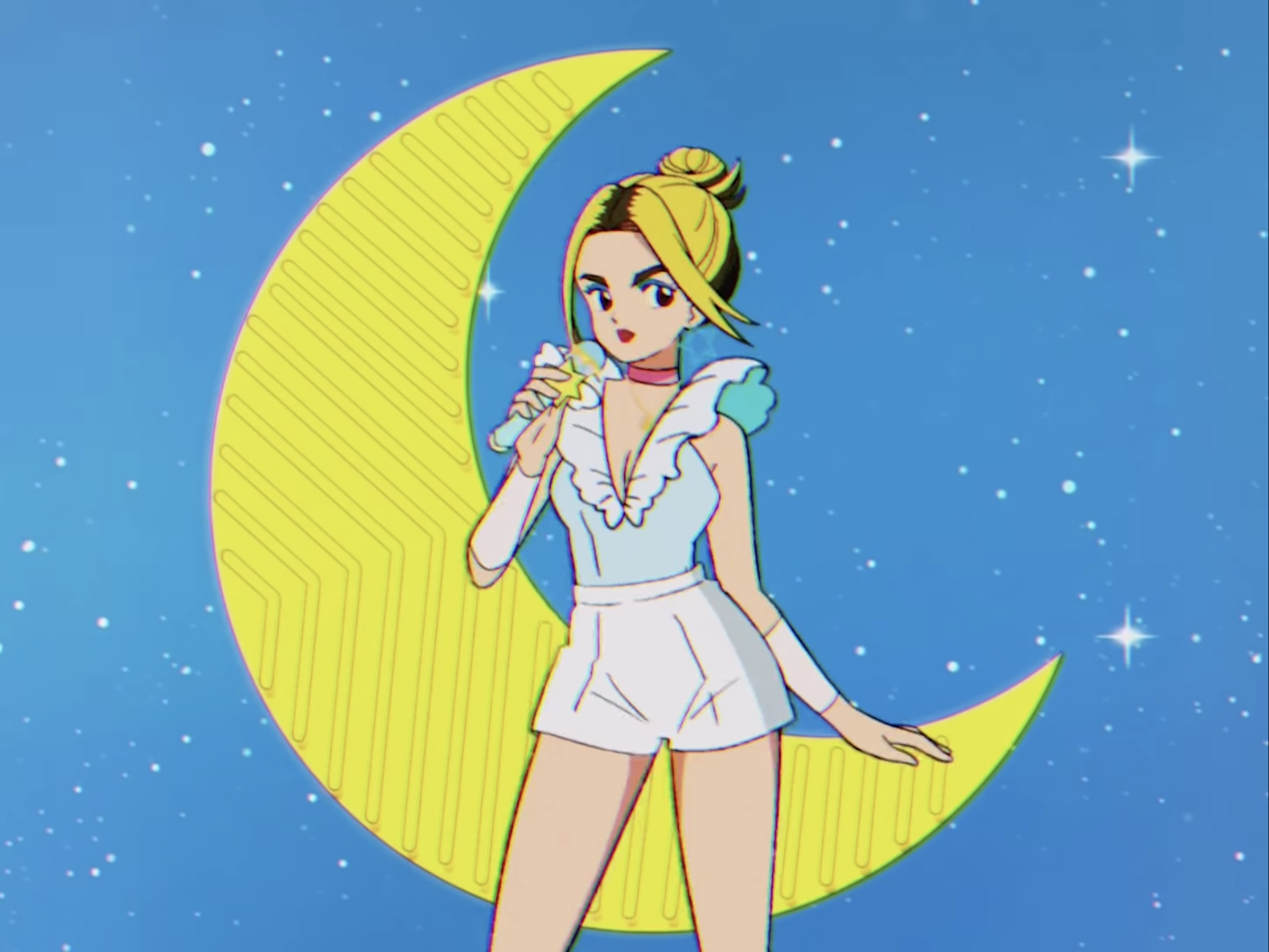 Crunchyroll - Singer Dua Lipa Goes Full Sailor Moon in Animated Music Video  for 'Levitating'