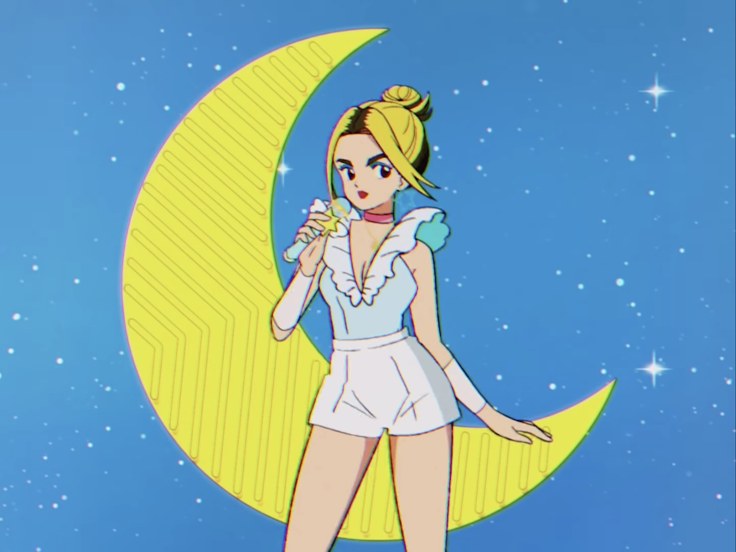 Crunchyroll - Singer Dua Lipa Goes Full Sailor Moon in Animated Music