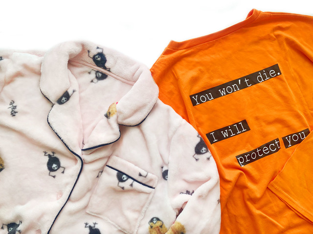 Evangelion shirt and pajamas