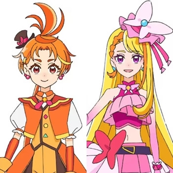 Crunchyroll Hirogaru Sky Precure Casts Ayumu Murase As Cure Wing Ayaka Nanase As Cure Butterfly