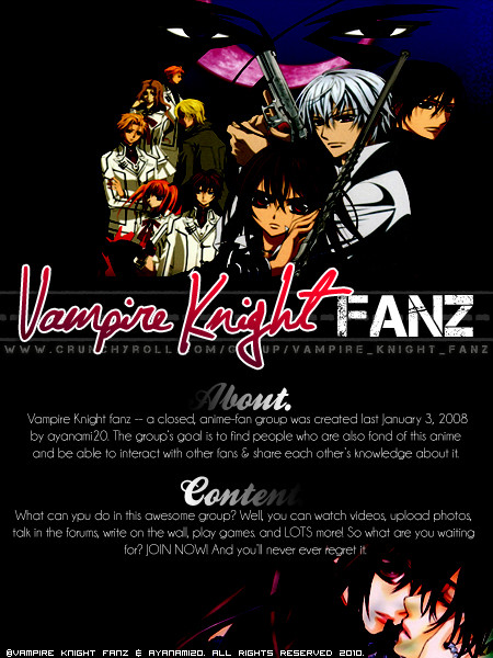 Crunchyroll - vampire knight fanz - Group Info