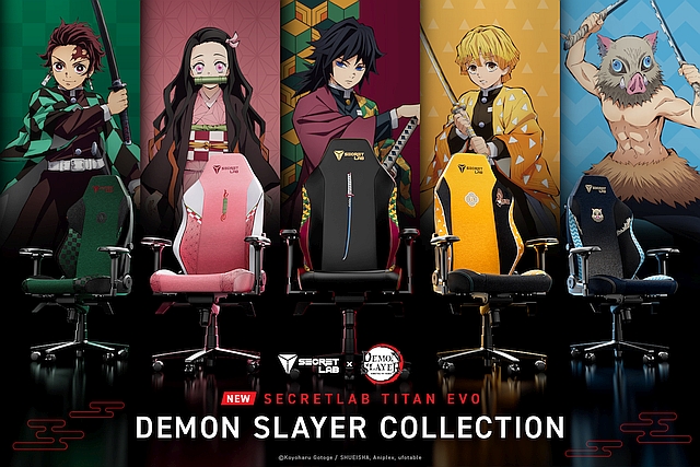 #Secretlab kündigt Demon Slayer: Kimetsu no Yaiba TITAN Evo Gaming Chair Collection an