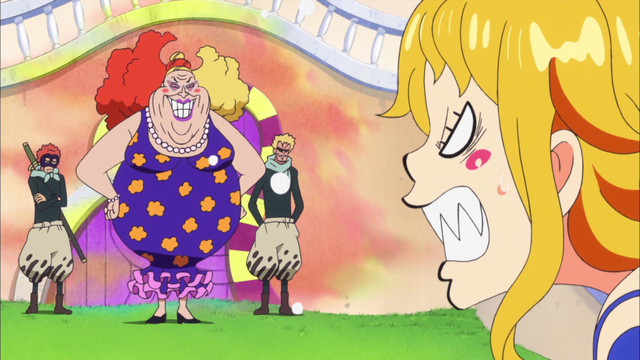 One Piece Dressrosa 630 699 Episode 644 A Blow Of Anger A Giant Vs Lucy Watch On Crunchyroll