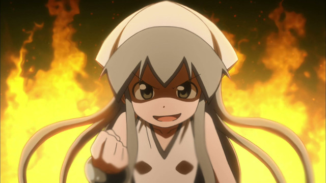 Shall We Swim To An Elementary School?! / Squid In Cosplay?! / Floating Above Sea Level