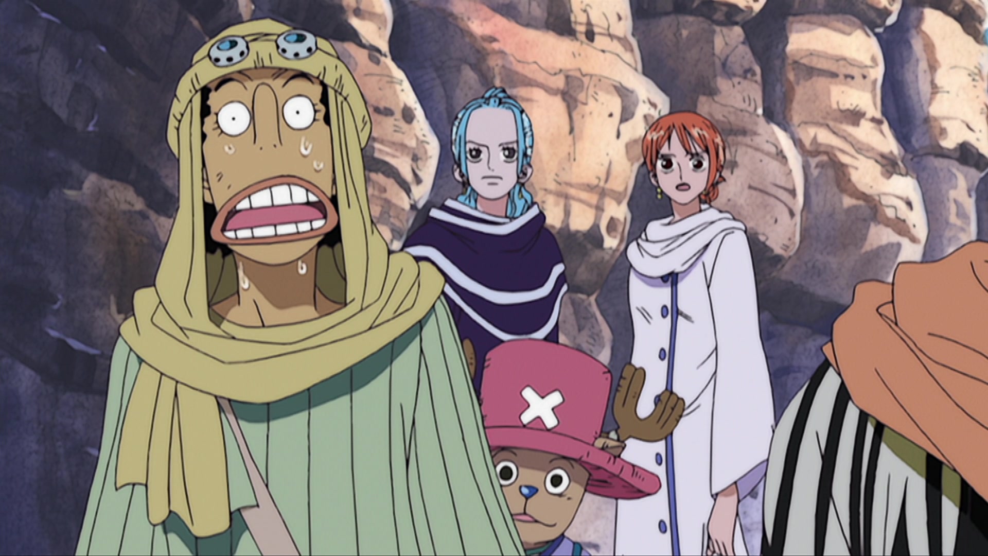 One Piece Special Edition Hd Alabasta 62 135 Episode 97 Adventure In The Country Of Sand The Monsters That Live In The Scorching Land Watch On Crunchyroll