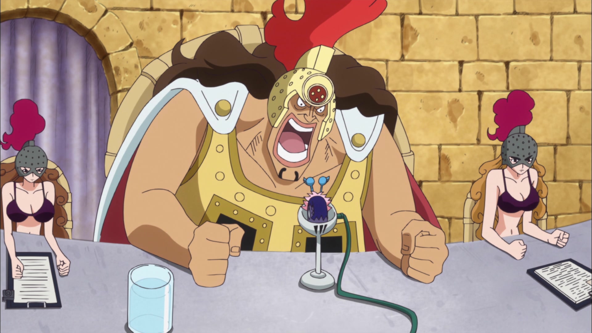 One Piece Dressrosa 630 699 Episode 665 A Burning Passion Rebecca Vs Suleiman Watch On Crunchyroll